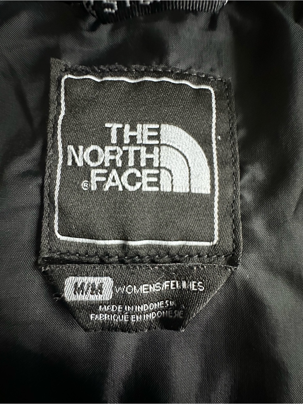 The North Face Women's Black Quilted Jacket Sz M - Picture 7 of 8